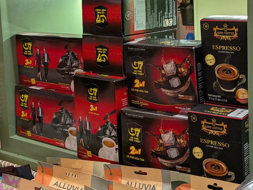 G7 3in1インスタントコーヒー ベトナム土産の定番