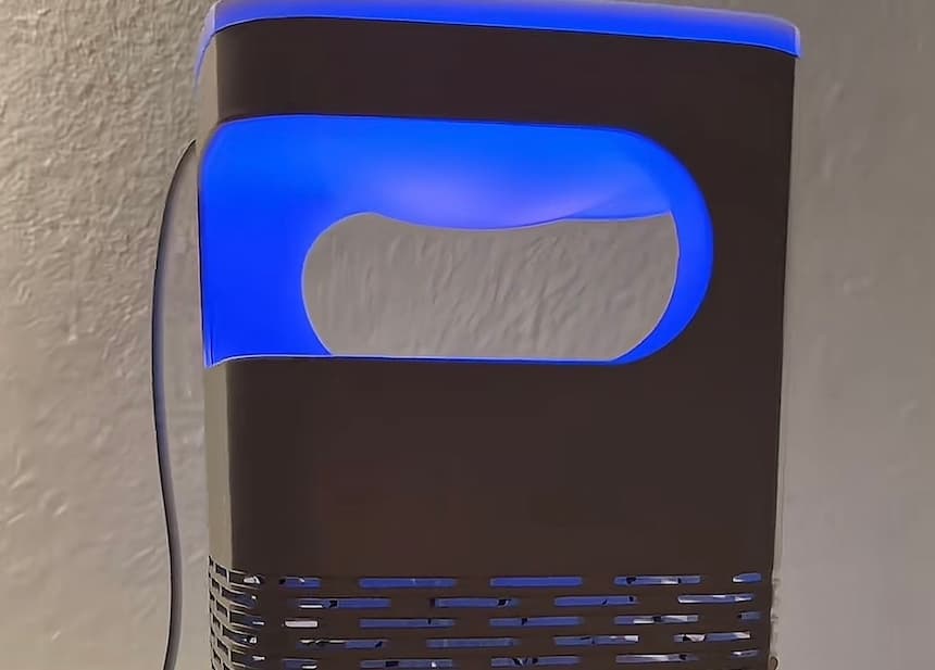 UV蚊取りライト本体(黒筐体・青LED)