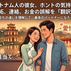 ベトナム人の彼女との恋愛がうまくいく「安心のルール」｜連絡・家族・お金のズレを翻訳する