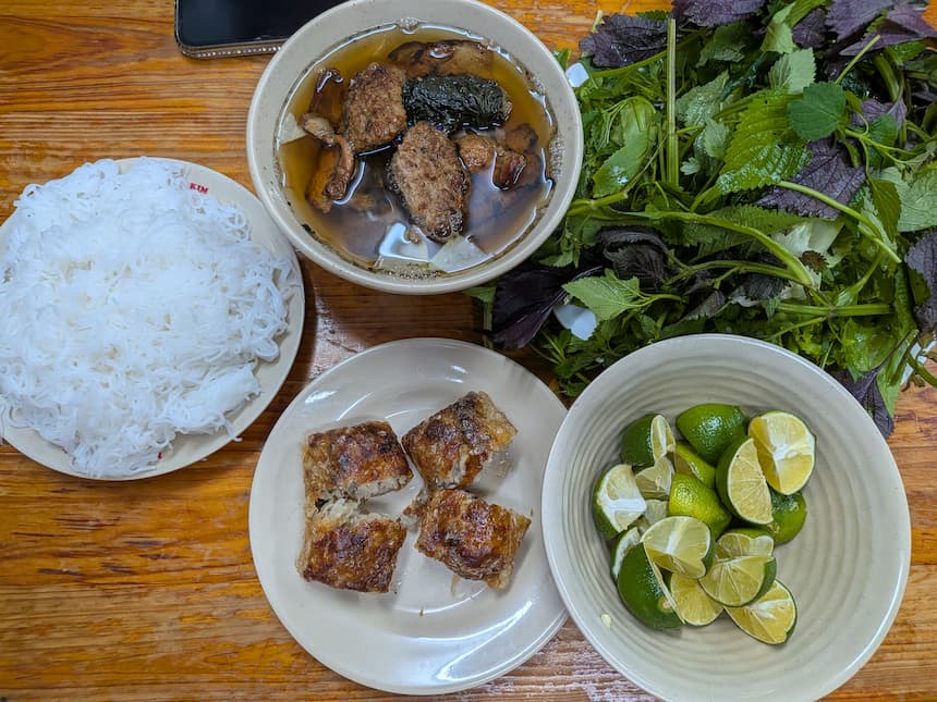 Bún Chả Đắc Kimの名物ブンチャー