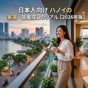 ハノイの家賃相場は？人気エリア・部屋探しの流れ・注意点を現地から解説【2026年】