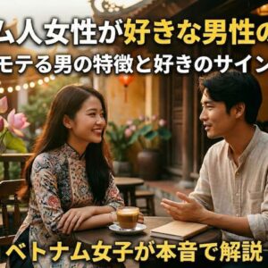 ベトナム人女性が好きな男性のタイプ｜モテる男の特徴と好きのサイン