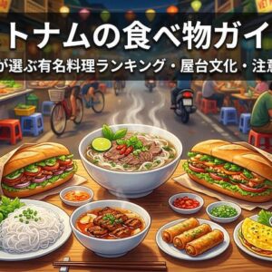 ベトナムの食べ物ガイド｜ベトナム人が選ぶ有名料理ランキング・屋台文化・注意点まで
