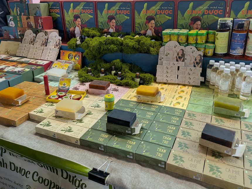 ハノイの手作り石けん土産｜グレープフルーツやミントのナチュラルソープ