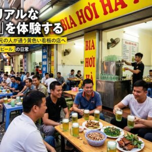 ハノイのビアホイ｜ターヒエンだけじゃない、ベトナム人が通う「本当のビアホイ」