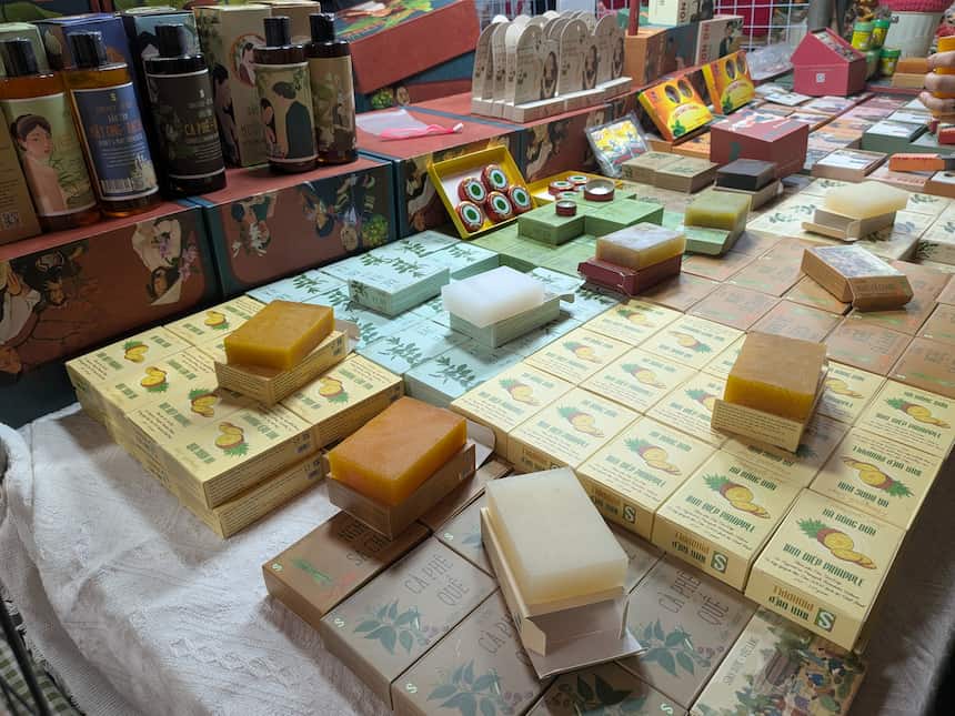 ハノイのナチュラルソープ土産｜ベトナムの手作り石けんとスキンケア商品