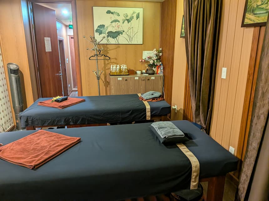 SENSPA HANOIのマッサージルーム