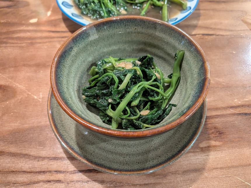 空心菜のニンニク炒め(ビールの定番おつまみ)