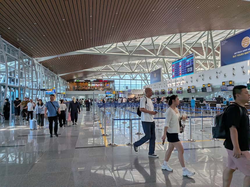 ダナン国際空港内部