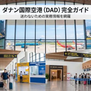 ダナン空港（DAD）完全ガイド｜国際線ターミナル・ラウンジ・両替・SIM【2026年版】