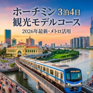 ホーチミン観光モデルコース｜1日プラン＆3泊4日プラン完全ガイド【2026年版】